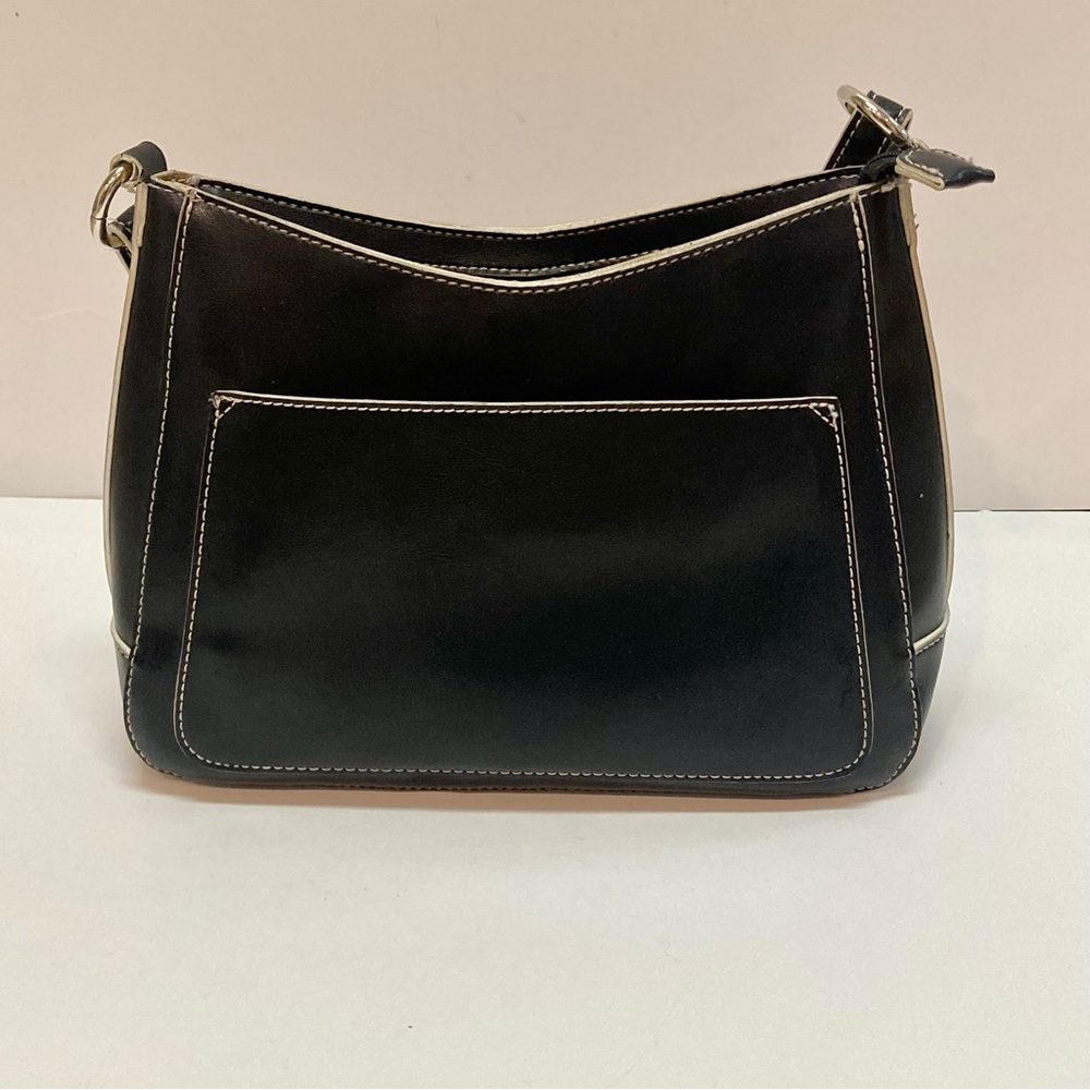 Women’s BASS Black Shoulder Bag Leather Purse